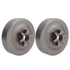 Two metal clutch drum sprocket assemblies are shown against a white background. Produktbild-Vorschau