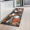 Tappeto da cucina lavabile con spezie in giallo rosso Anteprima dell’immagine prodotto 1