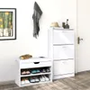 Botník 3 úrovně bílý MODERN Náhled obrázku produktu 12