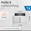 ECENCE Türstopper Wand 1x, Wandpuffer Edelstahl mit Produktbild-Vorschau 5