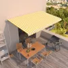 automatická zatahovací markýza vidaXL 500x300 cm žlutá a Náhled obrázku produktu 2