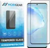 Product packaging and a smartphone with a screen protector applied. Produktbild-Vorschau