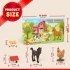 Adventskalender 24 Stuks Boerderijdieren Figuren van Hars Productafbeelding-voorbeeld 3