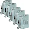 5x Metallkanister silber 20 Liter inkl. Ausgießer + Halter Produktbild-Vorschau 1