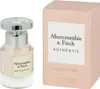 A bottle of Abercrombie & Fitch Authentic Woman Eau de Parfum and its packaging are shown side-by-side against a white background. Anteprima dell’immagine prodotto
