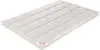 A white quilted comforter is shown from a diagonal angle on a white background. Produktbild-Vorschau