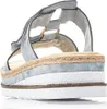 Rieker V7986-12 Damen Plateau Pantoletten Keilabsatz Clogs, Produktbild-Vorschau 58