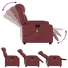 vidaXL Sedia da massaggio in Pelle finta rosso vino Anteprima dell’immagine prodotto 4