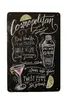 Blechschild Cosmopolitan - Metallschild - Wandschild - Produktbild-Vorschau 2