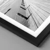 Gerahmtes Poster - Schwarzer Rahmen - Holz Brücke Meer - Produktbild-Vorschau 2