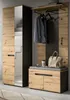 Garderobe Set 3-teilig "Cooper" in Artisan Eiche und grau Produktbild-Vorschau 7
