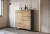 MINIO go for it, Hohe Kommode LOKET 120 cm – Elegantes Produktbild-Vorschau 4