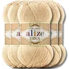 Alize 5x 100g Diva Wolle, Uni, Häkeln, Stricken (368) Produktbild-Vorschau 1