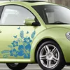 Aufkleber - Autoaufkleber-Set "Hibiskus Ranke" 2 Stk. je Produktbild-Vorschau 1