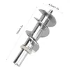 A close-up shot of a stainless steel meat grinder auger screw with dimensions indicated. Náhľad obrázku produktu