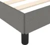 Bettgestell ohne Matratze Dunkelgrau 100x200 cm Stoff Produktbild-Vorschau 6