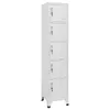 vidaXL Armoire à casiers gris clair 38x40x180 cm Acier Voir les images du produit 8