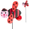 Zahradní dekorace ve tvaru berušky – větrný mlýn 112 cm – Náhled obrázku produktu 3
