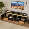 Mobile TV INONEFT con illuminazione LED, basso mobile TV Anteprima dell’immagine prodotto 3