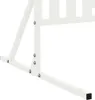 vidaXL Brise-vue 100 x 50 x 180 cm en acier blanc Voir les images du produit 7