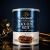 Latrovalis Schwarze Olivenpaste 840 g Dose auf schwarzer Oberfläche Produktbild-Vorschau