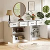 STILVORA Sideboard mit 4 Schubladen und 4 Türen, Kommode Produktbild-Vorschau 1