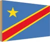 vianmo Holzschild 20x30 cm DR Kongo democratic Congo Flagge Produktbild-Vorschau 1