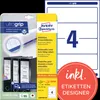 Avery Zweckform L6061REV-20 Ordner-Etiketten, ablösbar, A4 Produktbild-Vorschau 1