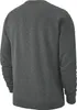 The back of a dark gray Nike pullover sweatshirt. Produktbild-Vorschau