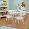 Relaxdays Kindersitzgruppe, 5-tlg., Kindertisch mit 4 Produktbild-Vorschau 2
