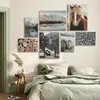 Muralo Wandbilder Set LANDSCHAFT 3D Berge Wald im Nebel Produktbild-Vorschau 4