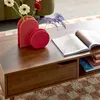 sweeek - Vintage Couchtisch Nussbaumdekor - Nussbaumfarben Produktbild-Vorschau 5