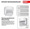 Sensor de movimiento EMOS PIR, grado de protección IP65, Vista previa de la imagen del producto 3