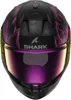 Shark D-Skwal 3 Mayfer Helm, schwarz matt/lila, M (57/58) Produktbild-Vorschau 2
