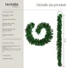 Guirlande de Noël avec pommes de pin - rouge/vert Voir les images du produit 6