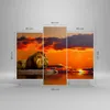 Bild auf Leinwand - Leinwandbild - Löwe Sonne Landschaft - Produktbild-Vorschau 3