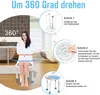 TWOLIIN Tabouret de douche pivotant à 360° Hauteur réglable Voir les images du produit 4