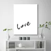 Leinwandbild liebe typografie 40x60 cm Feeby grau wandbild Produktbild-Vorschau 2