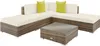 tectake® Aluminium Rattan Lounge Paris wetterfest und Produktbild-Vorschau 1