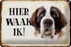 Blechschild Spruch 30x20cm holländisch Hier Waak ik Produktbild-Vorschau 2
