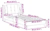 VidaXL 3214082, Czarny, 95 cm, 2,18 m, 74,5 cm, 900 x 2000 Podgląd zdjęcia produktu 8