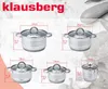 Klausberg Stahltöpfe 10 Elemente 1,7l, 2,1l, 2,9l, 3,9l, Produktbild-Vorschau 7
