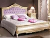 Casa Padrino Luxus Barock Doppelbett Lila / Cremefarben / Produktbild-Vorschau 1