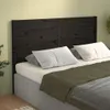 vidaXL Kopfteil Schwarz 156x4x100 cm Massivholz Kiefer Produktbild-Vorschau 4