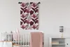 MuchoWow® Wandteppich Wandbehang Tropisch - Blätter - Lila Produktbild-Vorschau 2
