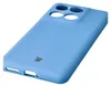 A blue phone case is shown from a diagonal angle against a white background. Produktbild-Vorschau