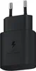 A black Samsung fast charger is shown against a white background. Produktbild-Vorschau