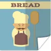 MuchoWow® Poster Brot - Bäcker - Jahrgang 100x100 cm - Produktbild-Vorschau 1