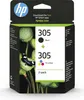 HP 305 2er-Pack Cyan/Magenta/Gelb/Schwarz Original Produktbild-Vorschau 2