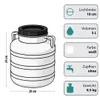 Weithalsfass 5 Liter Sauerkrautfass Regen Fass Gepäcktonne Produktbild-Vorschau 2